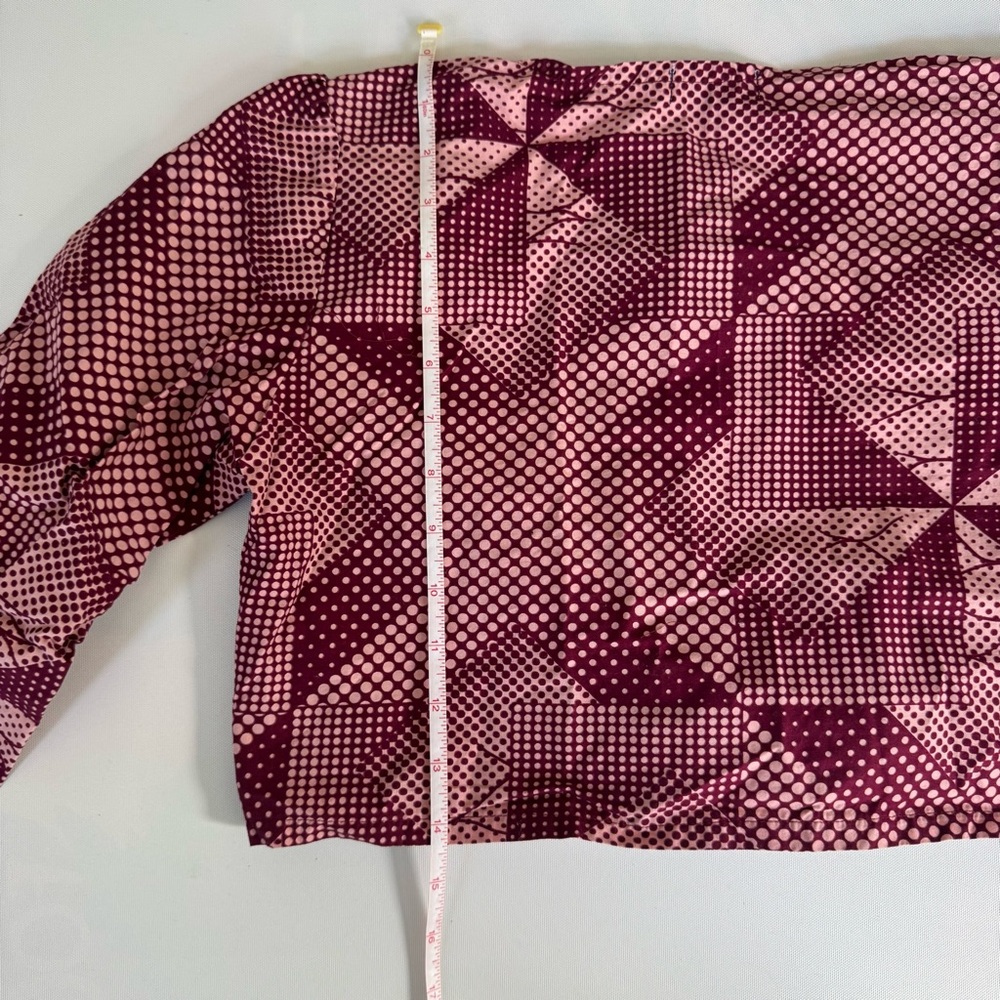 Geometric Patterned Tie-Front Top - image 6